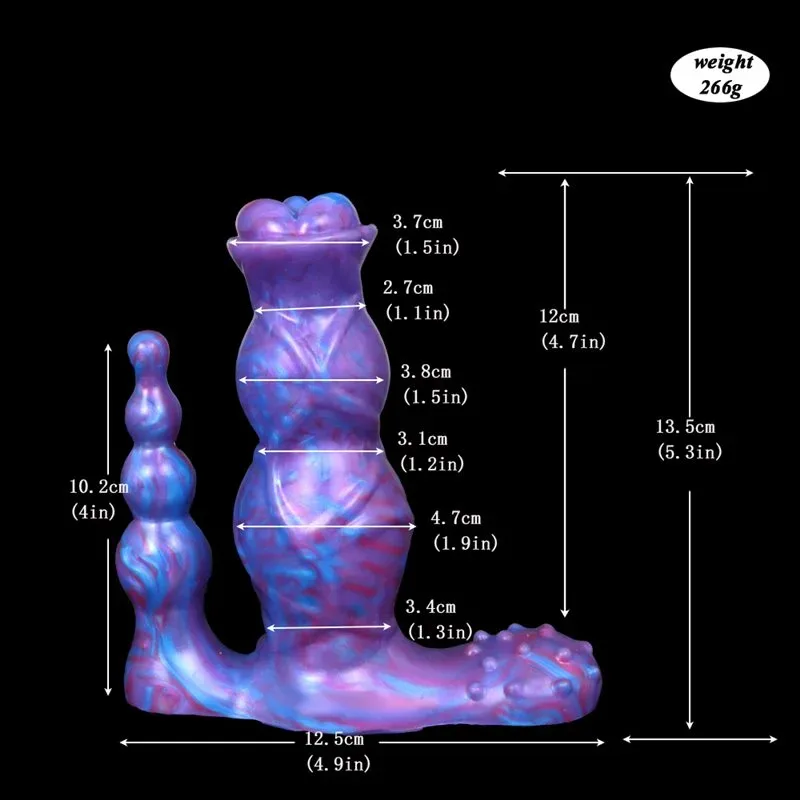 5 IN Remote Controlled Vibrating Knot Dildo 1 5 IN Remote Controlled Vibrating Knot Dildo 1
