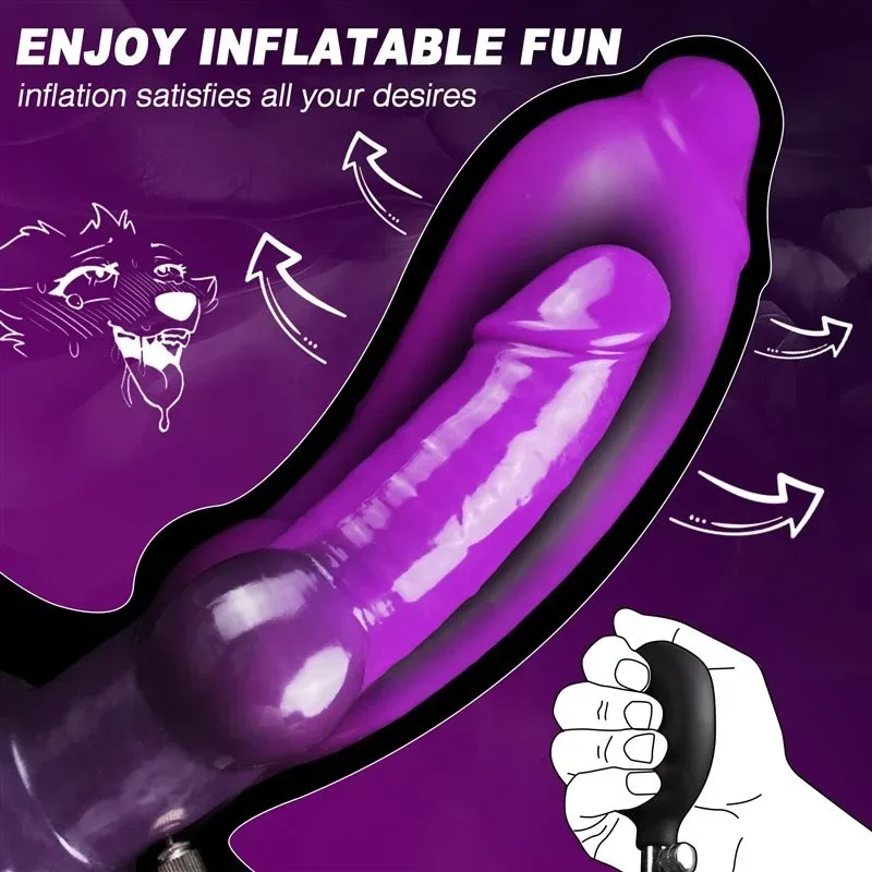 7.5 Inch Fantasy Inflatable Knot Dildo Adjustable Thickness Anal Plug 4 7.5 Inch Fantasy Inflatable Knot Dildo Adjustable Thickness Anal Plug 4
