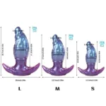 5.5/7/8 Inch Wearable Fat Butt Plug Silicone Fantasy Anal Toys - Image 2