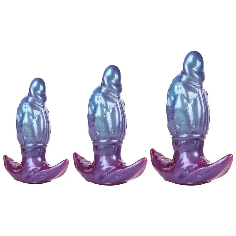5.5/7/8 Inch Wearable Fat Butt Plug Silicone Fantasy Anal Toys 2 5.5/7/8 Inch Wearable Fat Butt Plug Silicone Fantasy Anal Toys 2