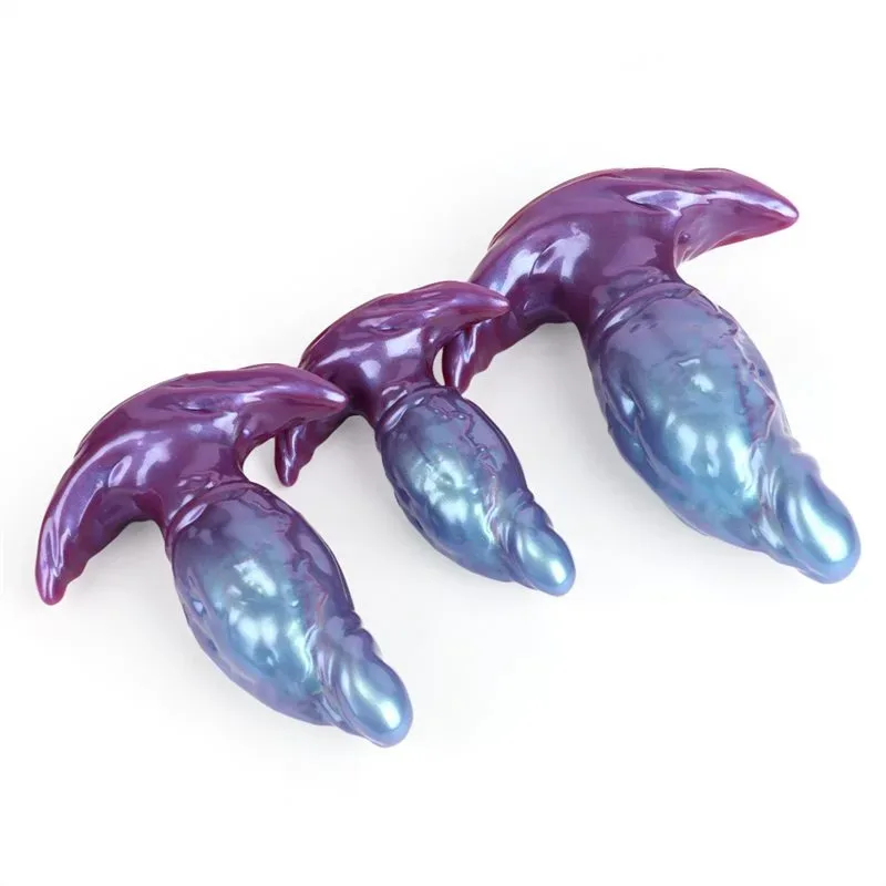 5.5/7/8 Inch Wearable Fat Butt Plug Silicone Fantasy Anal Toys 3 5.5/7/8 Inch Wearable Fat Butt Plug Silicone Fantasy Anal Toys 3