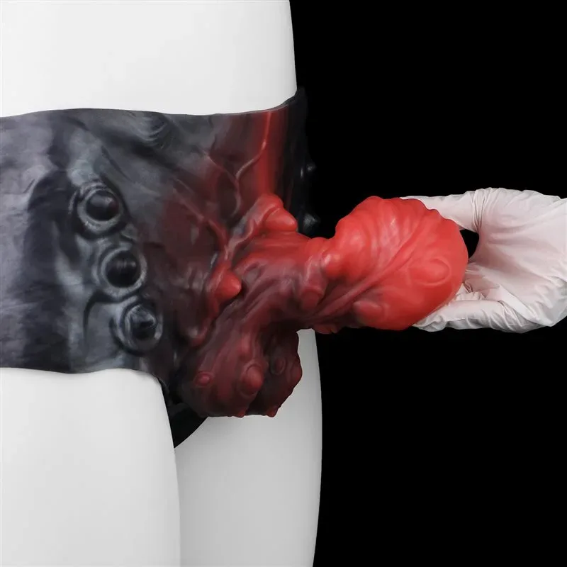 Fantasy Alien Penis Pants Premium Silicone Wearable Hollow Dildo Sleeve 4 Fantasy Alien Penis Pants Premium Silicone Wearable Hollow Dildo Sleeve 4