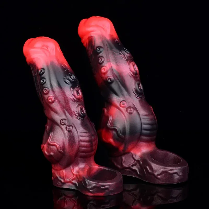 6/7 IN Vibrating Tentacle Knot Cock Sleeve Silicone Exotic Penis Sheath 6 6/7 IN Vibrating Tentacle Knot Cock Sleeve Silicone Exotic Penis Sheath 6