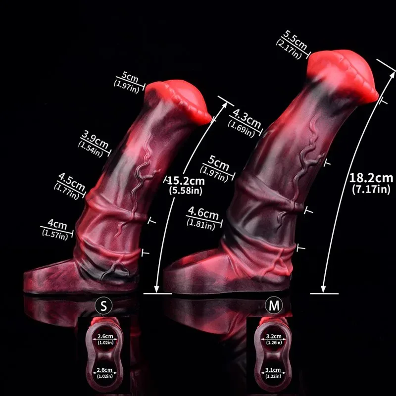 6/7.2 IN Vibrating Horse Cock Sleeve Fantasy Silicone Penis Sheath 1 6/7.2 IN Vibrating Horse Cock Sleeve Fantasy Silicone Penis Sheath 1