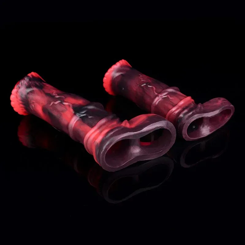 6/7.2 IN Vibrating Horse Cock Sleeve Fantasy Silicone Penis Sheath 9 6/7.2 IN Vibrating Horse Cock Sleeve Fantasy Silicone Penis Sheath 9