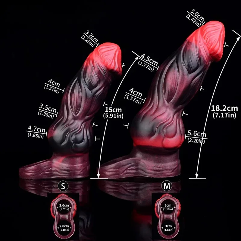 5.9/7.2 IN Vibrating Knot Penis Extender Silicone Fantasy Sleeve Toy 1 5.9/7.2 IN Vibrating Knot Penis Extender Silicone Fantasy Sleeve Toy 1