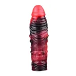 6/7 IN Vibrating Fantasy Sleeve Soft Silicone Exotic Penis Extension - Image 7