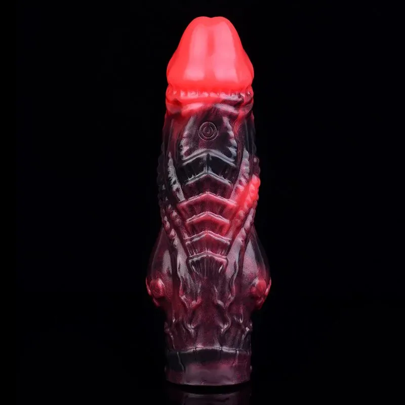 6 IN Remote Control Dragon Cock Sleeve Vibrating Knot Penis Extender 8 6 IN Remote Control Dragon Cock Sleeve Vibrating Knot Penis Extender 8