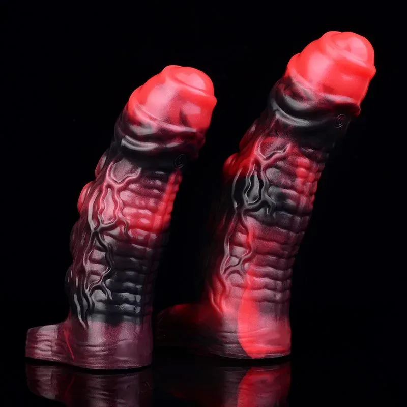 6/7.2 IN Vibrating Tentacle Cock Sleeve Fantasy Creature Penis Extension 7 6/7.2 IN Vibrating Tentacle Cock Sleeve Fantasy Creature Penis Extension 7
