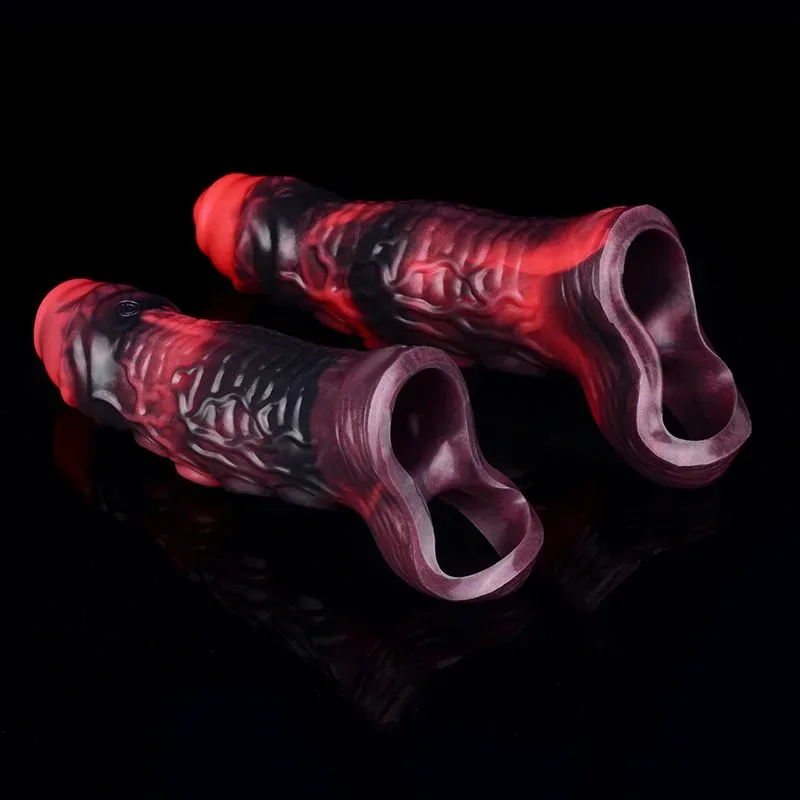 6/7.2 IN Vibrating Tentacle Cock Sleeve Fantasy Creature Penis Extension 10 6/7.2 IN Vibrating Tentacle Cock Sleeve Fantasy Creature Penis Extension 10