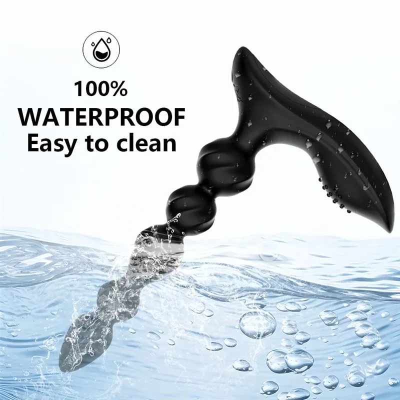 Wireless 10 Powerful Vibration Prostate Massager Anal Beads Vibrator 5 Wireless 10 Powerful Vibration Prostate Massager Anal Beads Vibrator 5