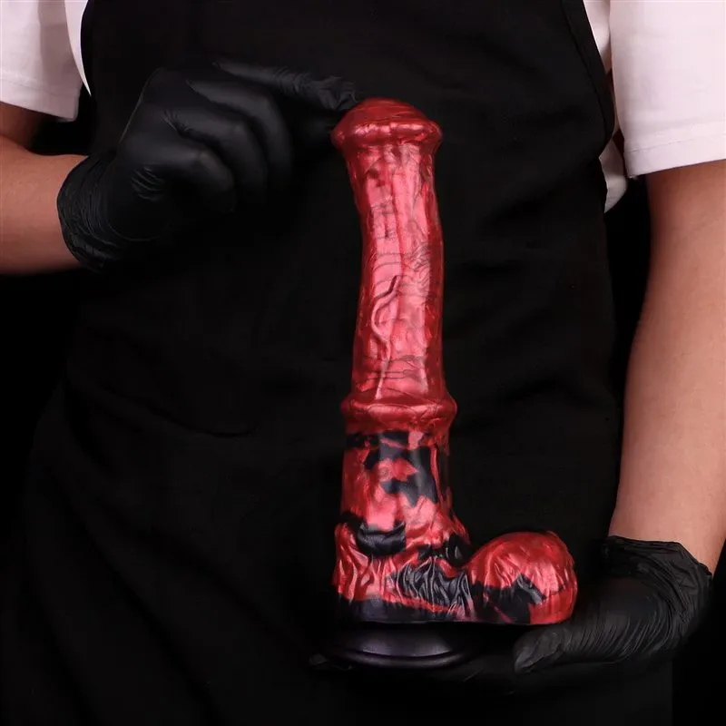 10.2 Inch Big Animal Horse Dildo Soft Silicone Equine Sex Toy 2 10.2 Inch Big Animal Horse Dildo Soft Silicone Equine Sex Toy 2