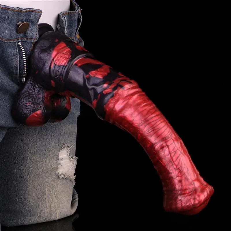 11.8 Inch Big Horse Dildo Silicone Realistic Animal Penis 3 11.8 Inch Big Horse Dildo Silicone Realistic Animal Penis 3