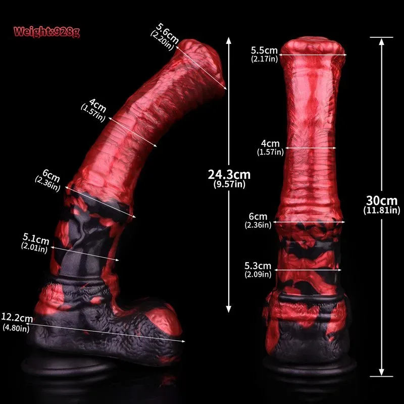11.8 Inch Big Horse Dildo Silicone Realistic Animal Penis 1 11.8 Inch Big Horse Dildo Silicone Realistic Animal Penis 1