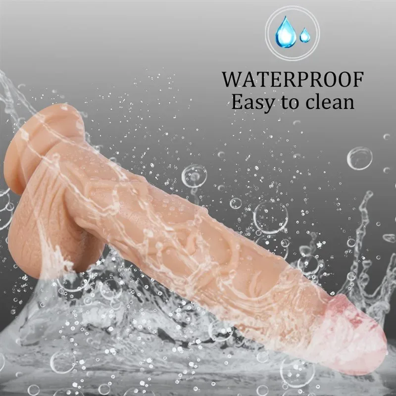 11.5 IN Big Fat Textured PVC Dildo with Powerful Suction Cup 6 11.5 IN Big Fat Textured PVC Dildo with Powerful Suction Cup 6