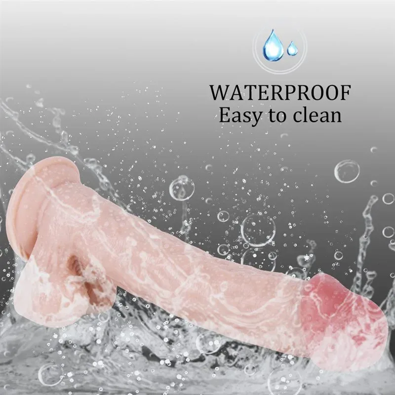 11.5 IN Big Long Lifelike Flesh PVC Dildo 6 11.5 IN Big Long Lifelike Flesh PVC Dildo 6