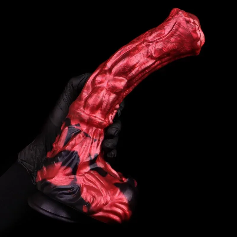 12 Inch Large Silicone Flared Horse Dildo Animal Sex Toy 5 12 Inch Large Silicone Flared Horse Dildo Animal Sex Toy 5