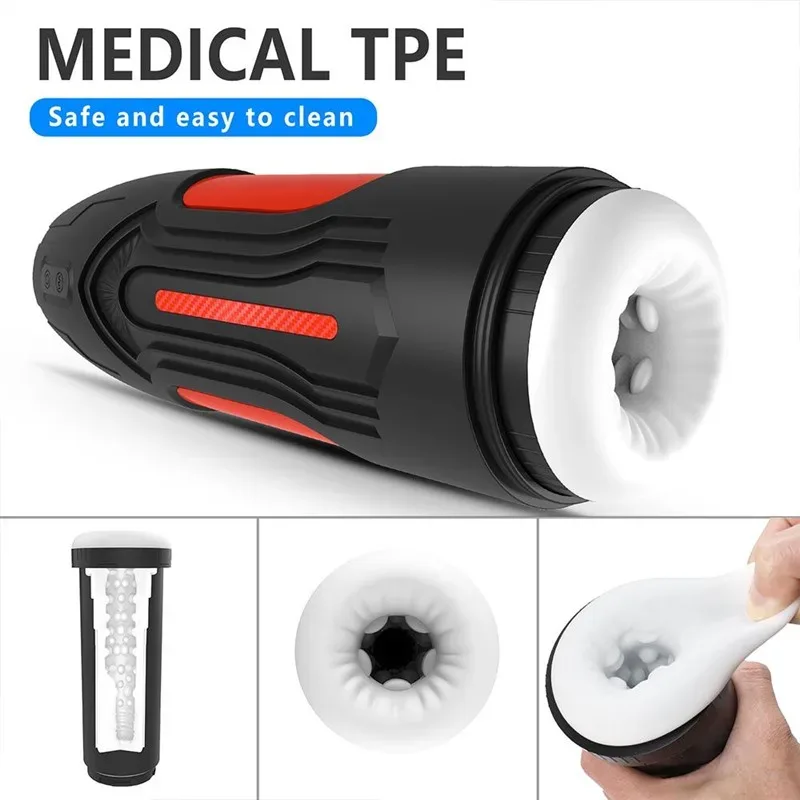 USB Charging Deep Throat 5 Suction 7 Vibration Male Masturbator 1 USB Charging Deep Throat 5 Suction 7 Vibration Male Masturbator 1