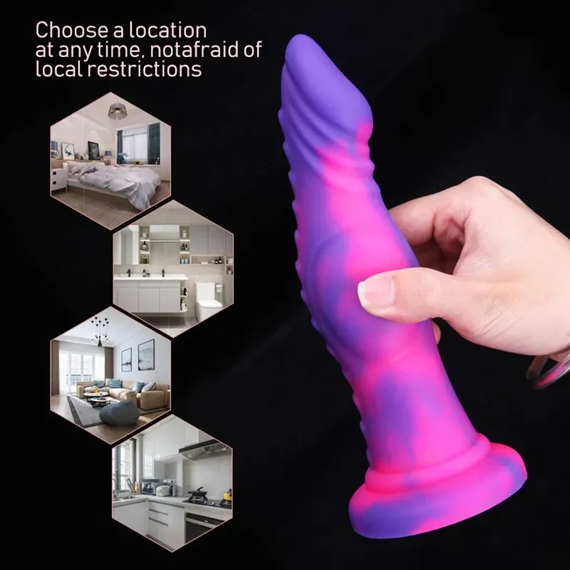 7.5 IN Purple Snake Dildo with Knot Unique Adult Toy 5 7.5 IN Purple Snake Dildo with Knot Unique Adult Toy 5