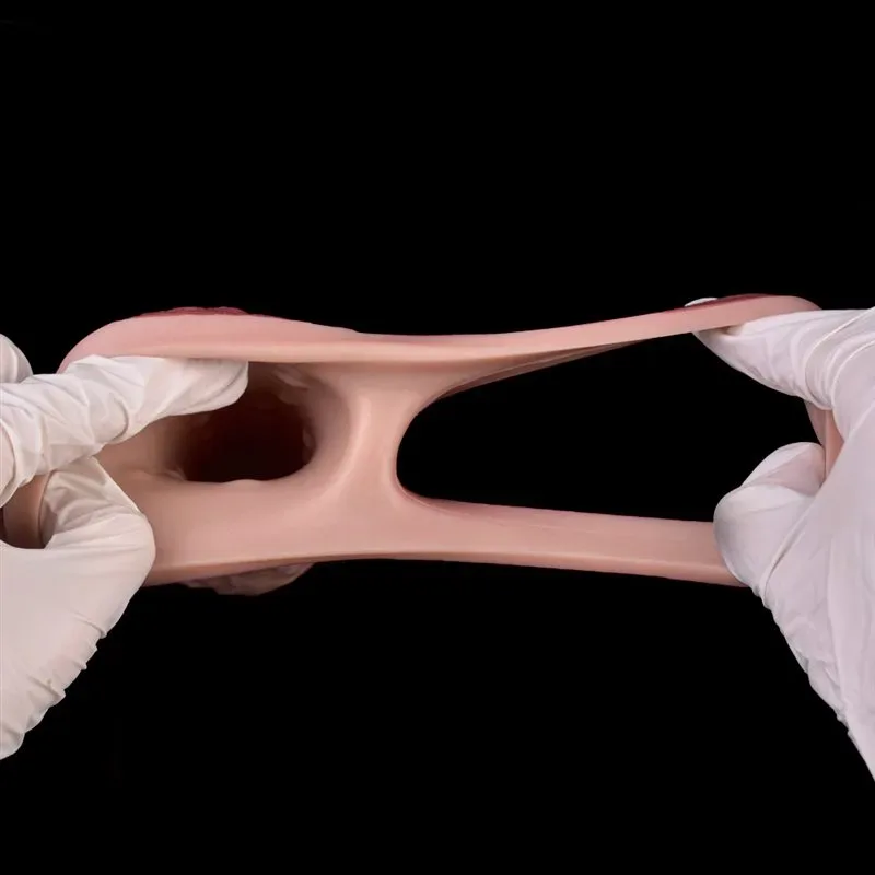 7.6 Inch 10 Vibration Premium Silicone Real Skin Feel Penis Sleeve 12 7.6 Inch 10 Vibration Premium Silicone Real Skin Feel Penis Sleeve 12