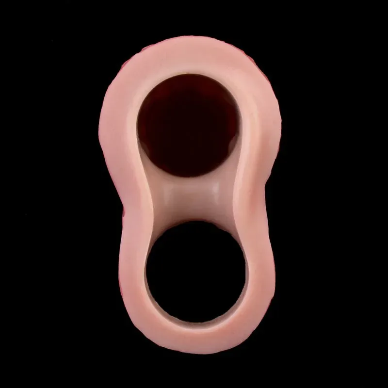 7.6 Inch 10 Vibration Premium Silicone Real Skin Feel Penis Sleeve 9 7.6 Inch 10 Vibration Premium Silicone Real Skin Feel Penis Sleeve 9