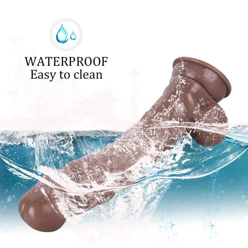 9.5 IN Big Realistic Looking PVC Dildo 7 9.5 IN Big Realistic Looking PVC Dildo 7