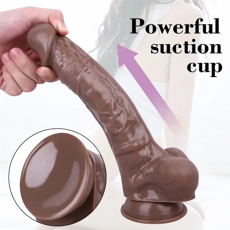 9.5 IN Big Realistic Looking PVC Dildo 5 9.5 IN Big Realistic Looking PVC Dildo 5