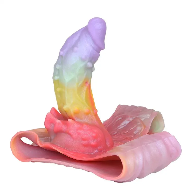 Wearable Exotic Hollow Penis Pant Soft Beaded Cock Sheath - Image 1