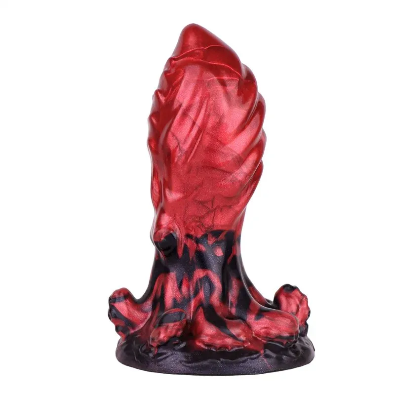 5.8 Inch Exotic Butt Plug Thick Fantasy Silicone Anal Toy - Image 1