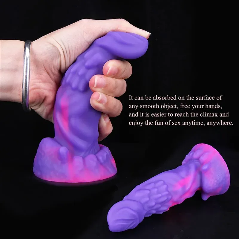 6 IN Small Purple Snake Dildo for Beginner 4 6 IN Small Purple Snake Dildo for Beginner 4