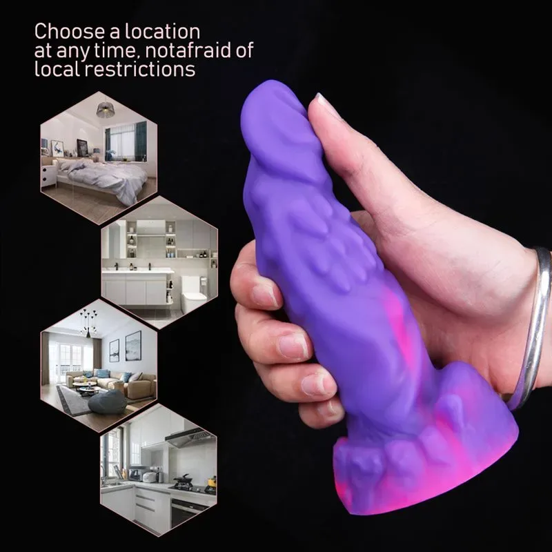 6 IN Small Purple Snake Dildo for Beginner 5 6 IN Small Purple Snake Dildo for Beginner 5
