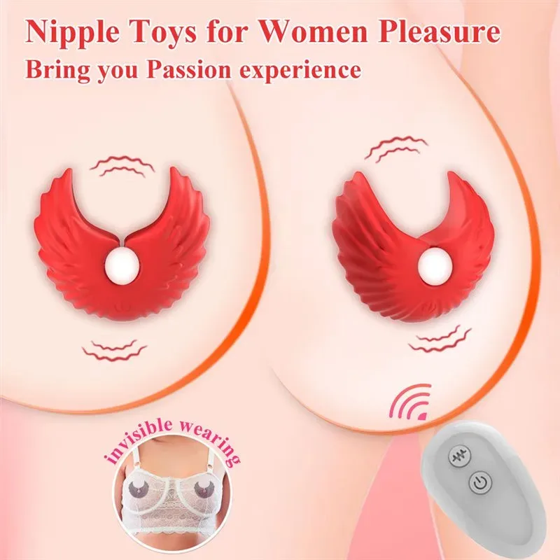 Remote Control Invisible Vibrating Nipple Clamps for Women 1 Remote Control Invisible Vibrating Nipple Clamps for Women 1