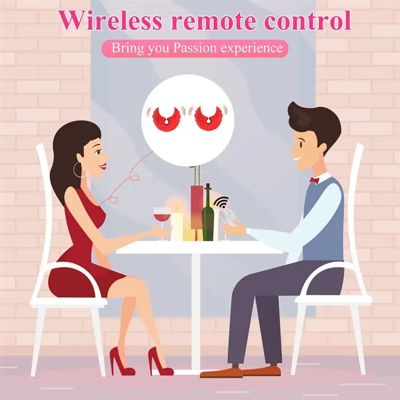 Remote Control Invisible Vibrating Nipple Clamps for Women 3 Remote Control Invisible Vibrating Nipple Clamps for Women 3