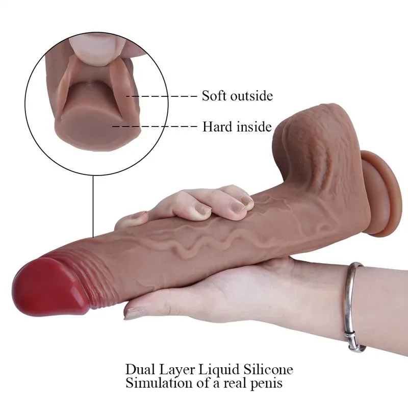 10 IN Big Best Realistic Silicone Dildo 4 10 IN Big Best Realistic Silicone Dildo 4