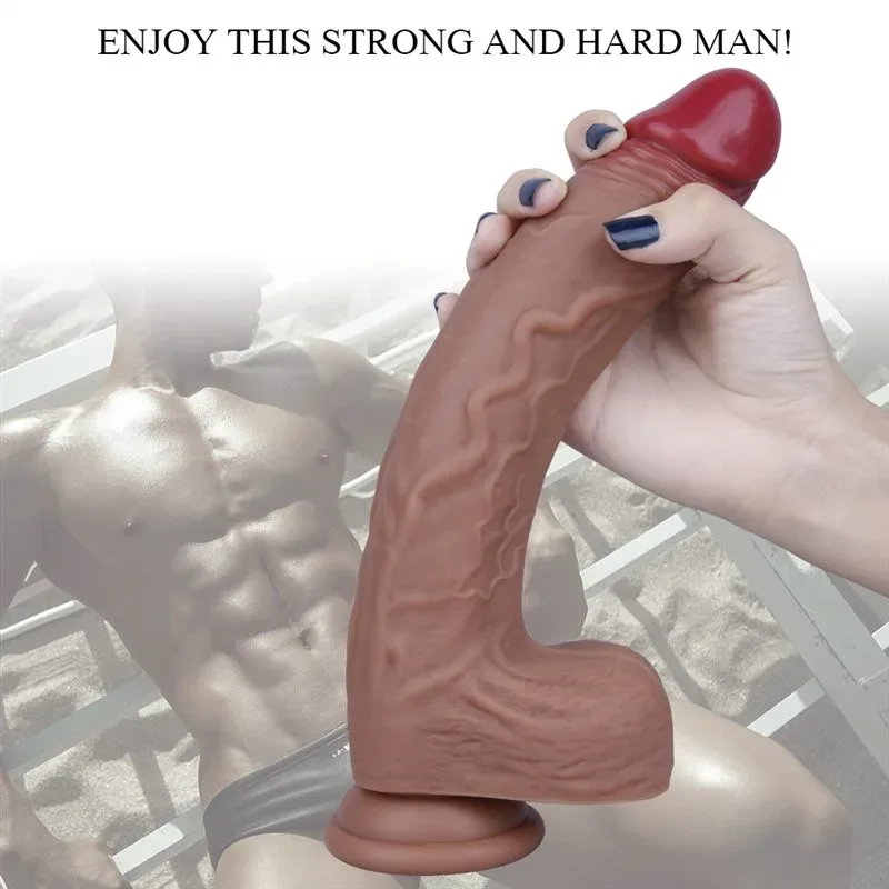 10 IN Big Best Realistic Silicone Dildo 5 10 IN Big Best Realistic Silicone Dildo 5