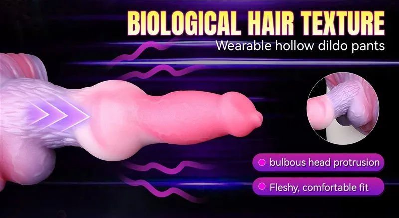 Wearable Dog Hollow Penis Pant Fantasy Big Knot Cock Sleeve 3 Wearable Dog Hollow Penis Pant Fantasy Big Knot Cock Sleeve 3