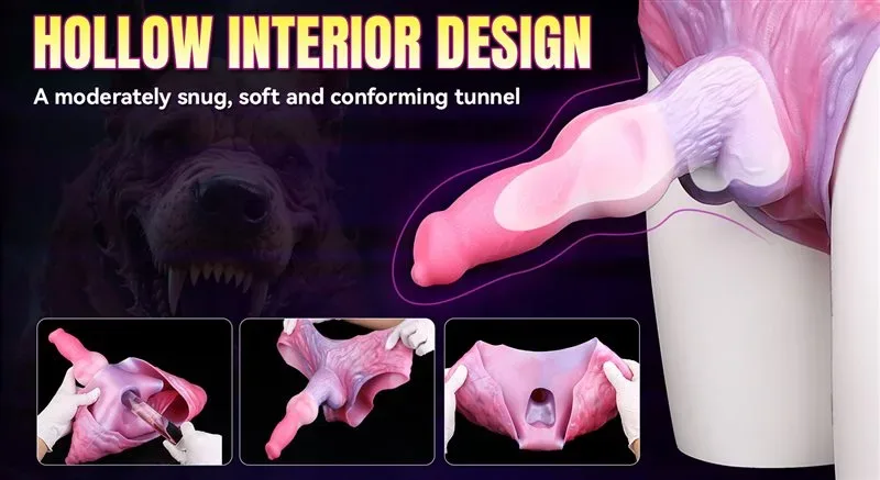 Wearable Dog Hollow Penis Pant Fantasy Big Knot Cock Sleeve 4 Wearable Dog Hollow Penis Pant Fantasy Big Knot Cock Sleeve 4