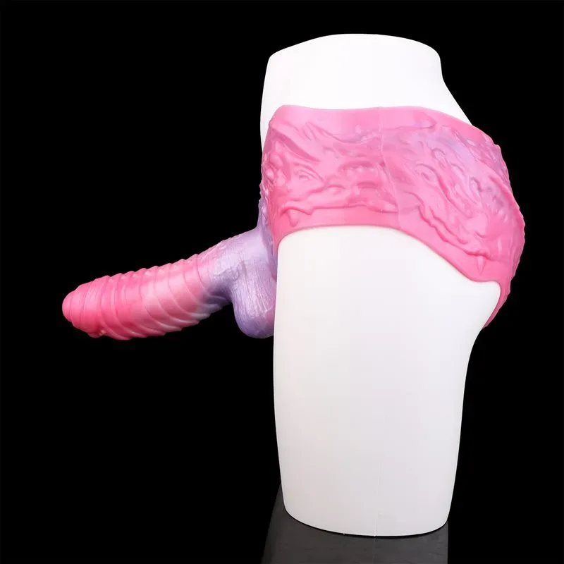 Wearable Lifelike Hollow Penis Pant Fantasy Soft Dragon Cock Sleeve 8 Wearable Lifelike Hollow Penis Pant Fantasy Soft Dragon Cock Sleeve 8