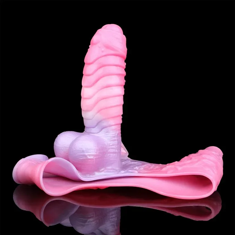 Wearable Lifelike Hollow Penis Pant Fantasy Soft Dragon Cock Sleeve 11 Wearable Lifelike Hollow Penis Pant Fantasy Soft Dragon Cock Sleeve 11