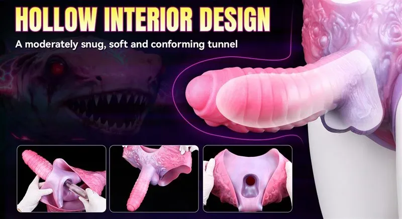 Wearable Lifelike Hollow Penis Pant Fantasy Soft Dragon Cock Sleeve 4 Wearable Lifelike Hollow Penis Pant Fantasy Soft Dragon Cock Sleeve 4