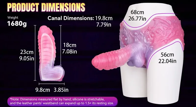 Wearable Lifelike Hollow Penis Pant Fantasy Soft Dragon Cock Sleeve 1 Wearable Lifelike Hollow Penis Pant Fantasy Soft Dragon Cock Sleeve 1