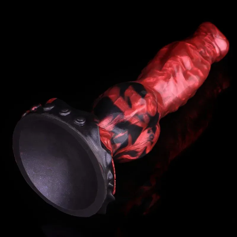 8.5 Inch Knotting Dog Dildo Ribbed Special Shape K9 Sex Toy 11 8.5 Inch Knotting Dog Dildo Ribbed Special Shape K9 Sex Toy 11