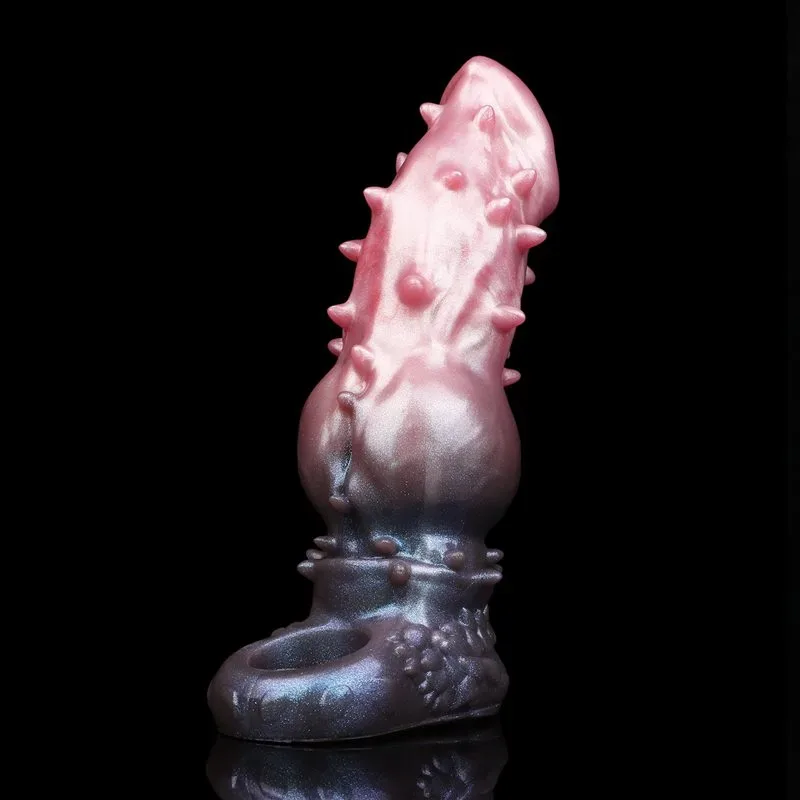 7.5 Inch Barbed Dog Knot Penis Sleeve Soft Cock Extender 7 7.5 Inch Barbed Dog Knot Penis Sleeve Soft Cock Extender 7