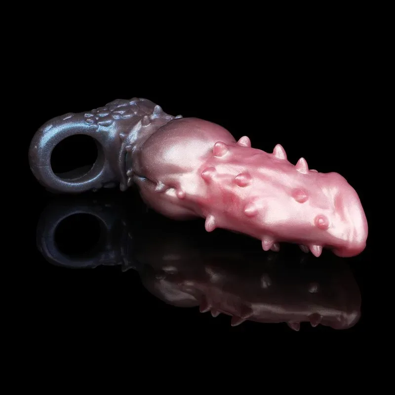 7.5 Inch Barbed Dog Knot Penis Sleeve Soft Cock Extender 11 7.5 Inch Barbed Dog Knot Penis Sleeve Soft Cock Extender 11