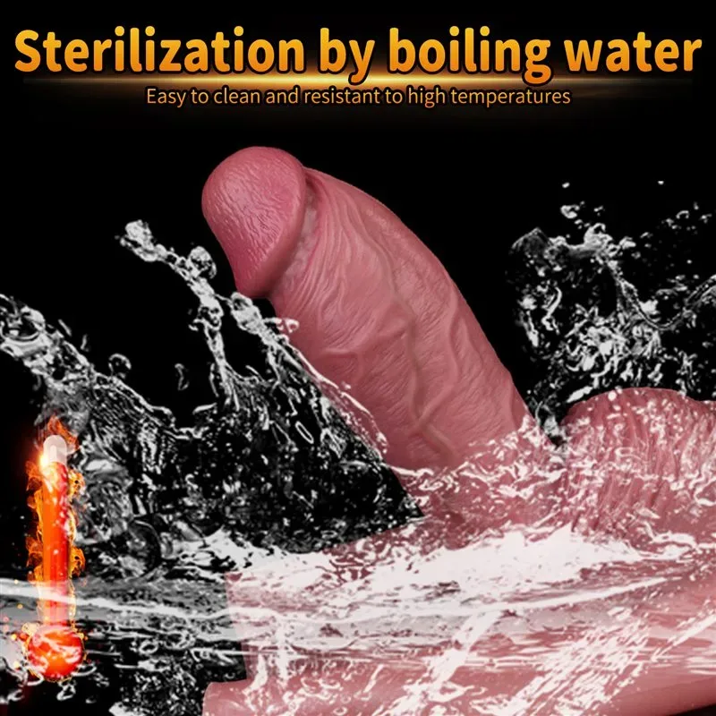 Wearable Big Fat Hollow Dildo Sleeve Silicone Realistic Penis Pant 6 Wearable Big Fat Hollow Dildo Sleeve Silicone Realistic Penis Pant 6