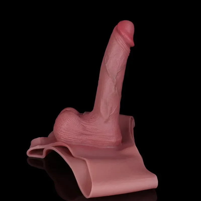 Wearable Real Skin Feel Hollow Penis Pant Silicone Big Cock Sleeve 11 Wearable Real Skin Feel Hollow Penis Pant Silicone Big Cock Sleeve 11