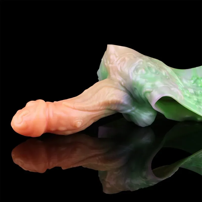 Colors Dragon Hollow Dildo Sleeve Silicone Penis Pant 12 Colors Dragon Hollow Dildo Sleeve Silicone Penis Pant 12