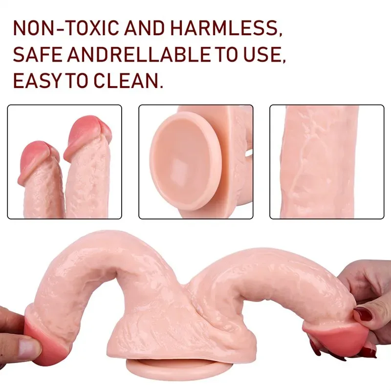 8 IN Suction Cup Double Mushroom Head Dildo 5 8 IN Suction Cup Double Mushroom Head Dildo 5