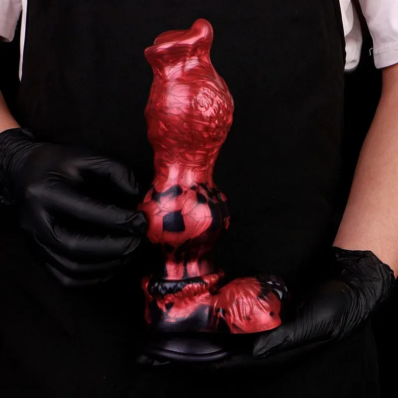 9.2 Inch Huge Double Knots Dog Dildo Silicone Wolf Animal Penis 2 9.2 Inch Huge Double Knots Dog Dildo Silicone Wolf Animal Penis 2