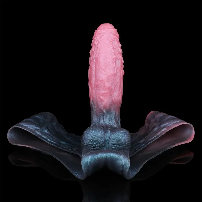 Wearable Barbed Hollow Penis Pant Fantasy Silicone Cock Sleeve 12 Wearable Barbed Hollow Penis Pant Fantasy Silicone Cock Sleeve 12